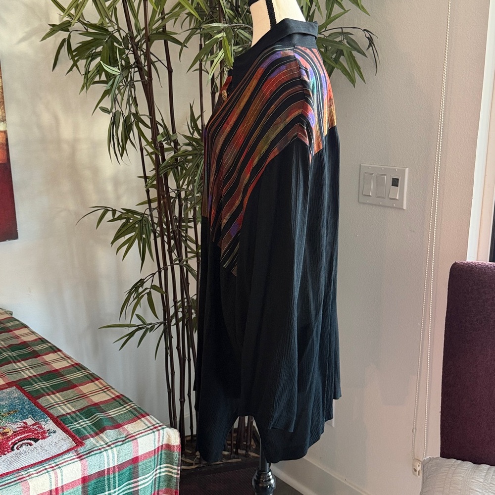 Multicolor Striped Button Down Shirt - Picture 3 of 6